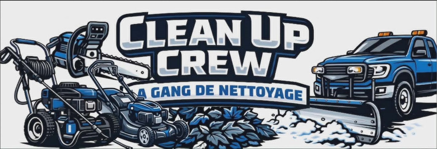 Clean Up Crew and La Gang de Nettoyage logo